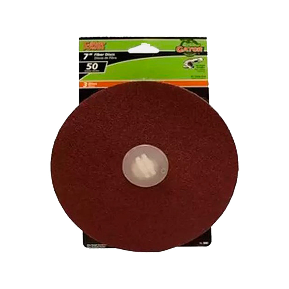 DISCO DE FIBRA 7" #50 3PK