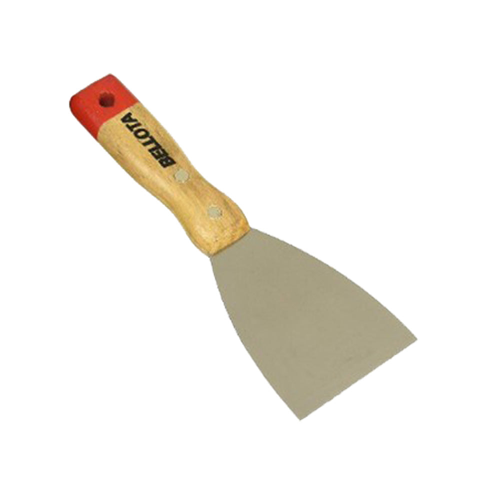 ESPATULA RIGIDA BELLOTA MANGO DE MADERA 2 PULGADAS