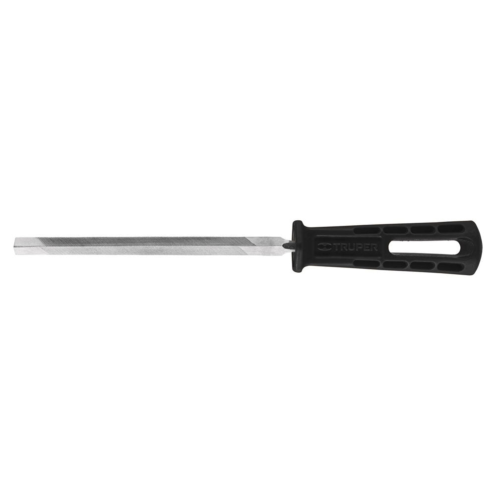 LIMA DELGADA TRIANGULO PESADO 6" CON MANGO