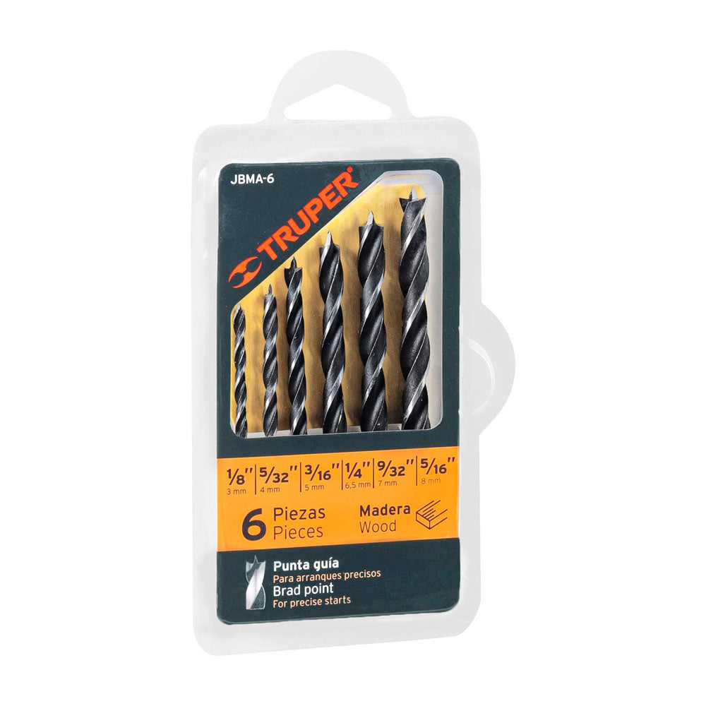 JBMA-6 JGO 6 BROCAS PARA MADERA