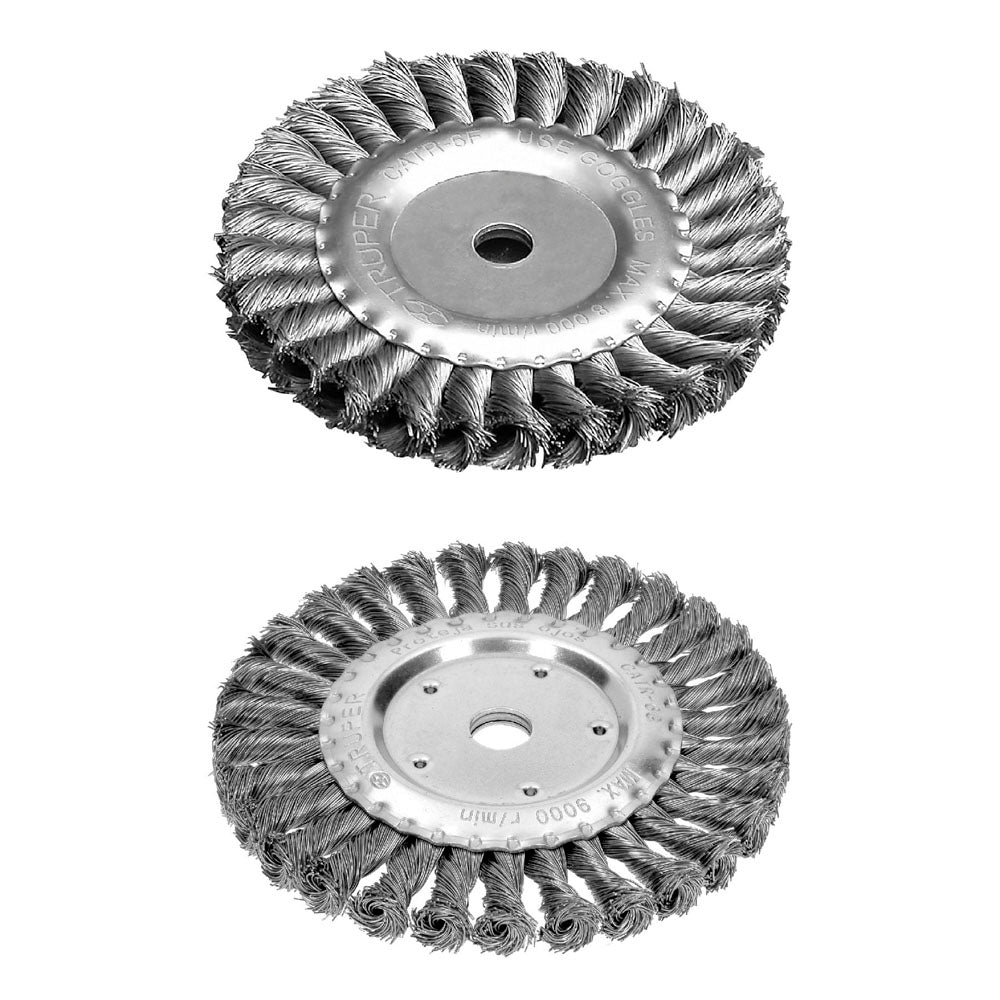 CARDA TRENZADO FINO 6X3/4" P/ESMERIL CATR-6F