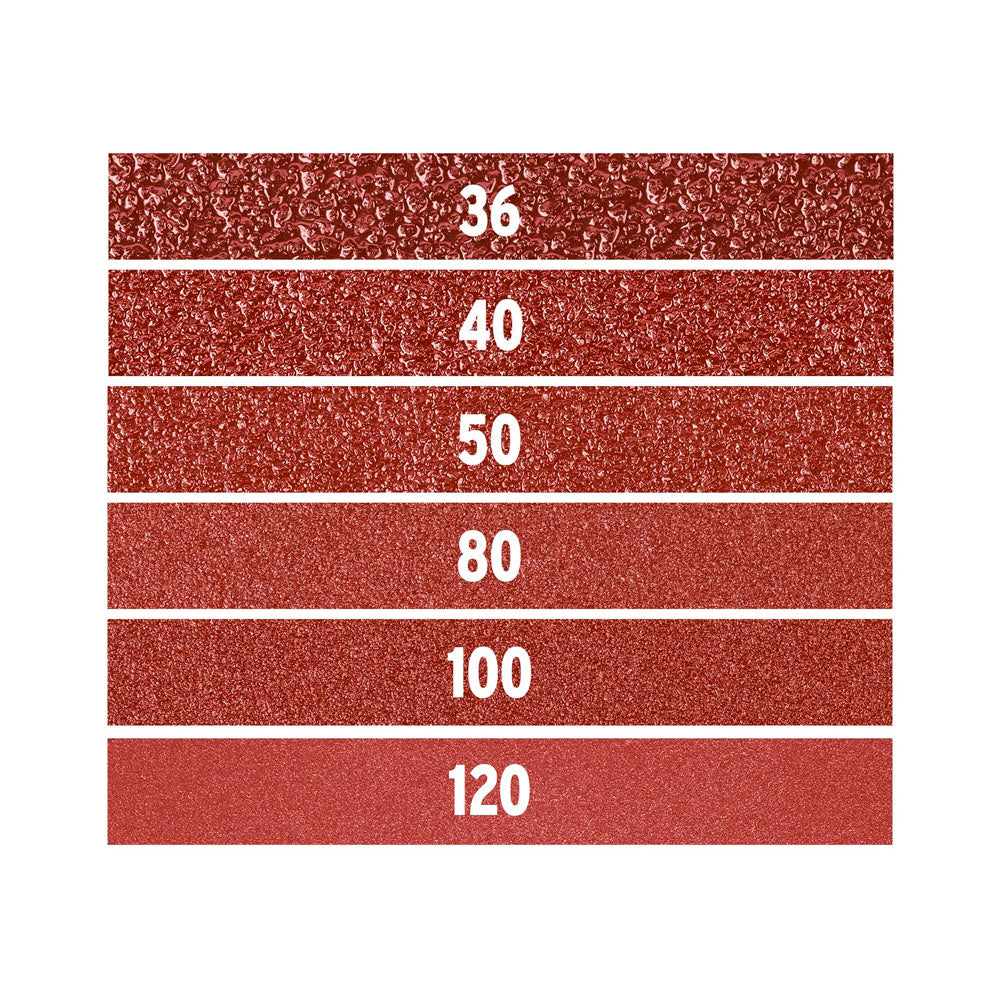 LIJA ESMERIL ROJA GRANO 80 LIMER-80