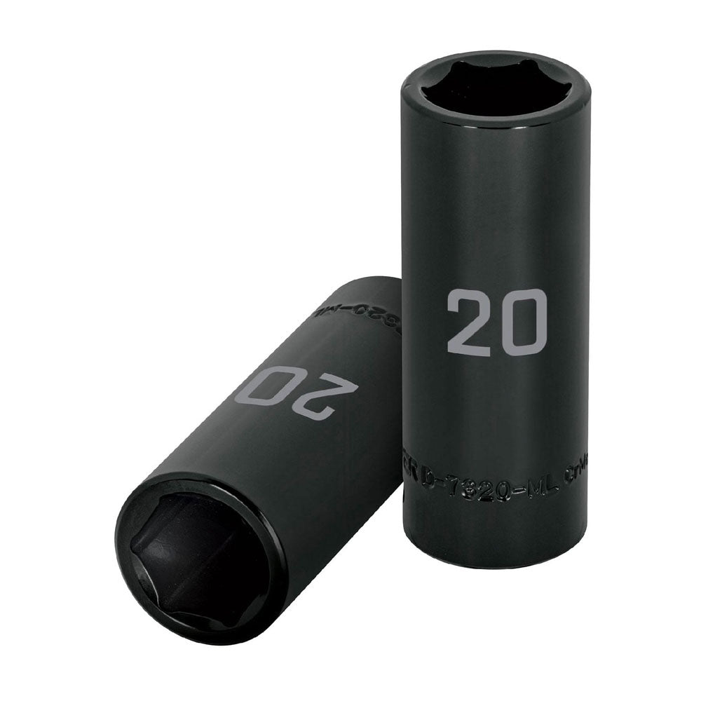 DADO DE DE IMPACTO, LARGO, 6 PUNTAS, CUADRO 1/2' DE 11MM