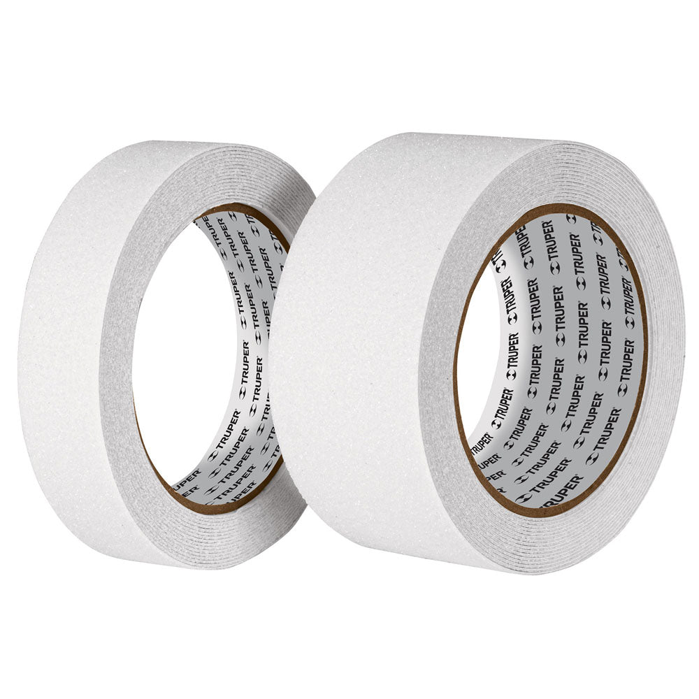 CINTA ANTIDERRAPANTE CON ABRASIVO ROLLO 25 MM BLANCA