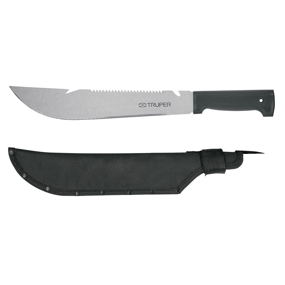 MACHETES TIPO RAMBO 12" CACHA NEGRA