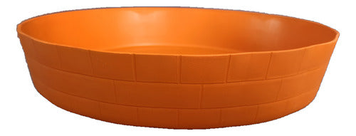 PLATO PLASTICO 8" TERRACOTA SA