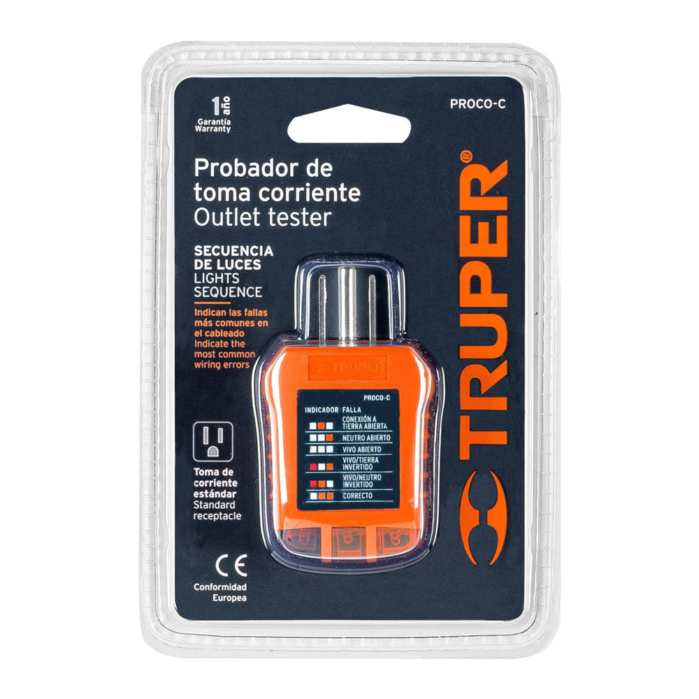 PROBADOR DE RECEPTACULO