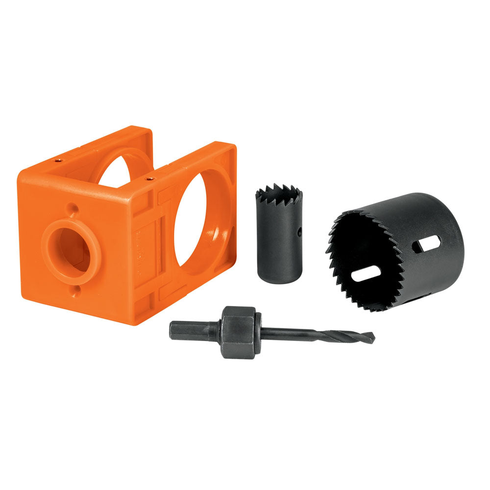 KIT P/INSTALAR CERRADURAS 4PZ Y PLANTILLA