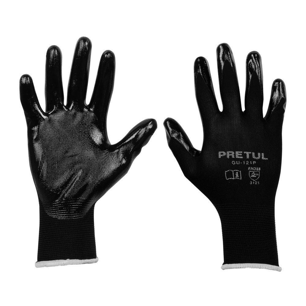 GUANTE DE NYLON RECUBIERTO DE NITRILO GRANDE GU-123P