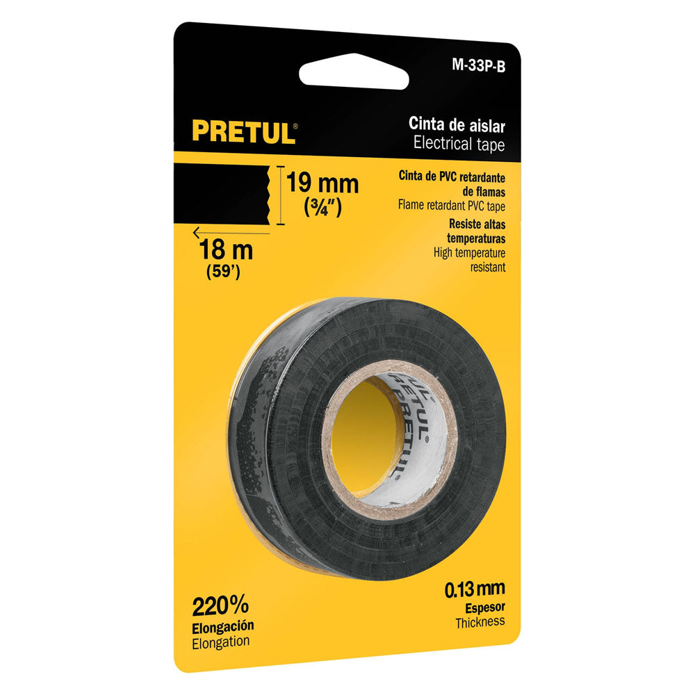 CINTA DE AISLAR #33 18 M EN BLISTER M-33P-B