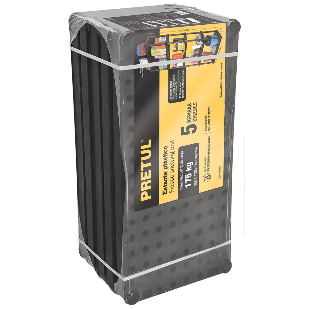 ESTANTE PLASTICO DE 5 REPISAS EST-5P