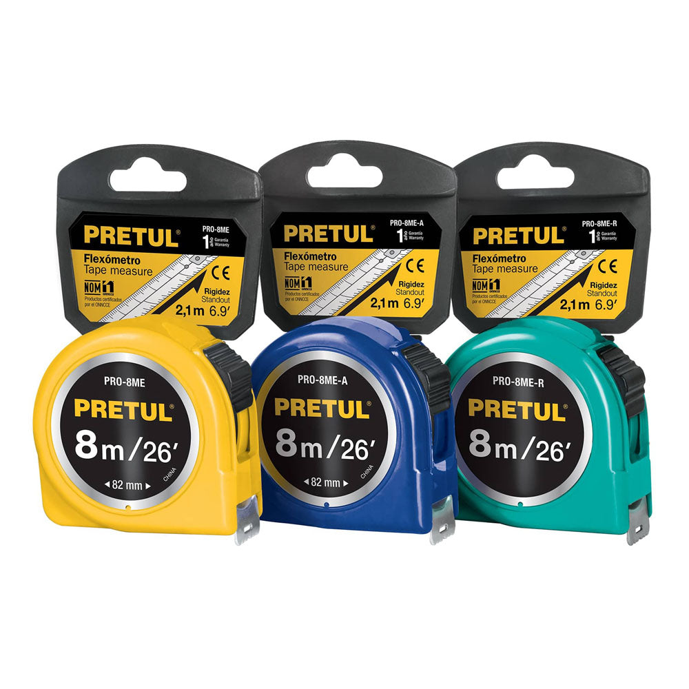FLEXOMETRO AMARILLO 8 M PRO-8ME