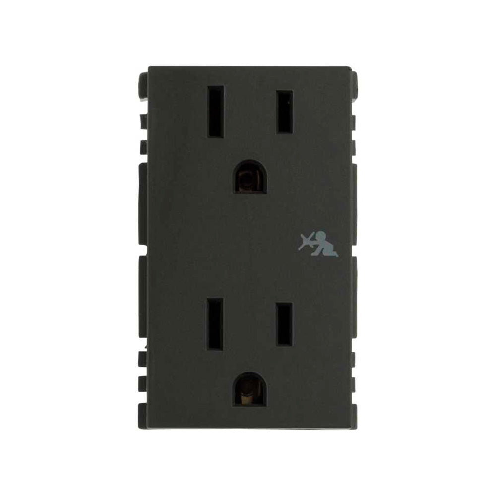 CONTACTO DUPLEX GRAFITO S25
