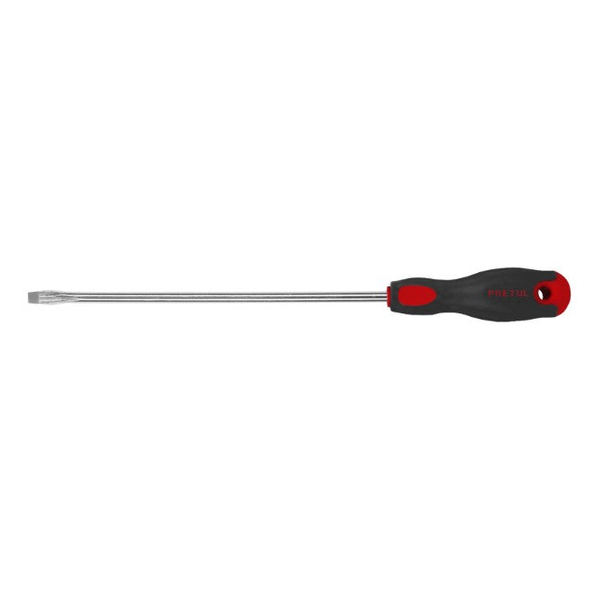 DESARMADOR PLANO 5/16' X 10' MANGO COMFORT GRIP, PRETUL