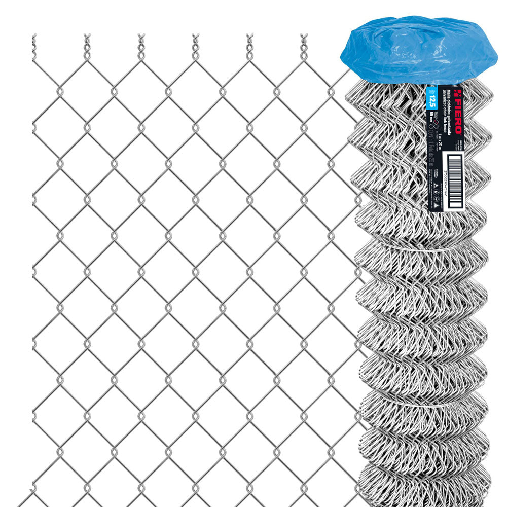 MALLA CICLONICA CALIBRE 12.5 ABERTURA 69 X 1.75 X 20 M