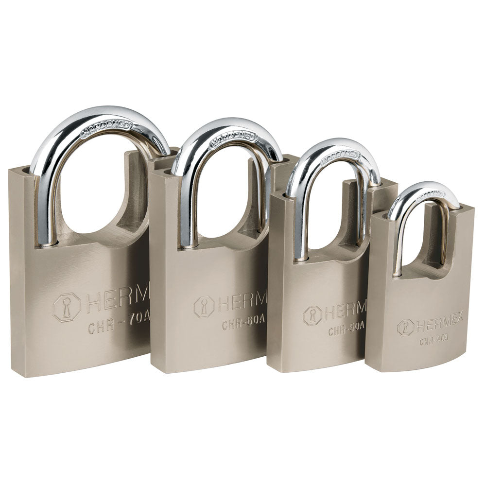 CANDADO DE HIERRO CON CORAZA 70 MM ANTI-GANZUA CHR-70A