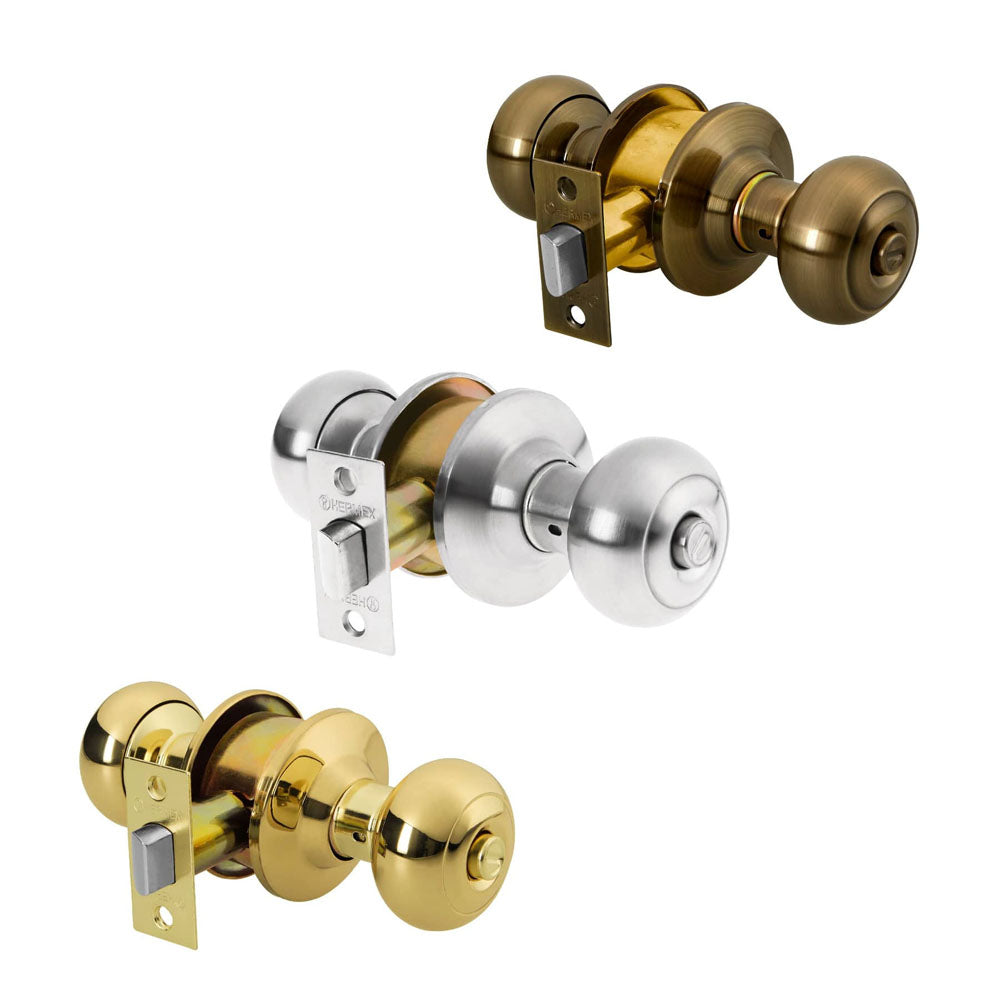 CERRADURA POMO LB ESFERA BAÑO CEPO-11B