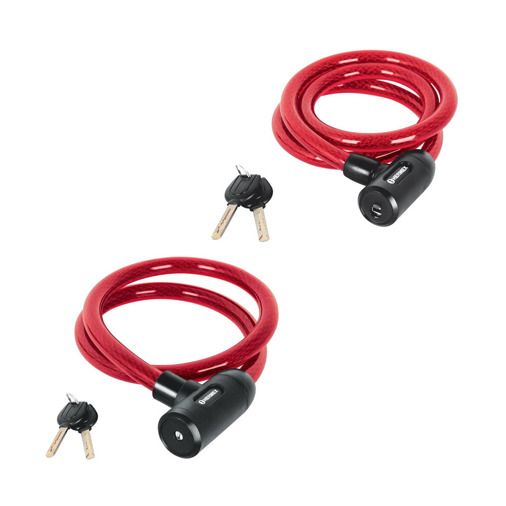 CANDADO PARA BICICLETA CON LLAVE, 15 X 1200 MM