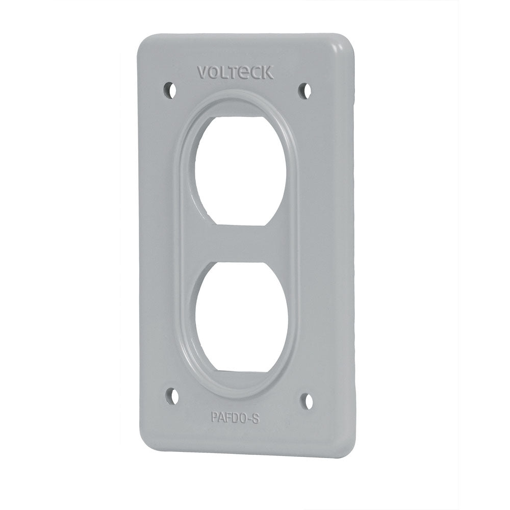 PLACA DE ACERO, FS, DOBLE, DE SOBREPONER, VOLTECH