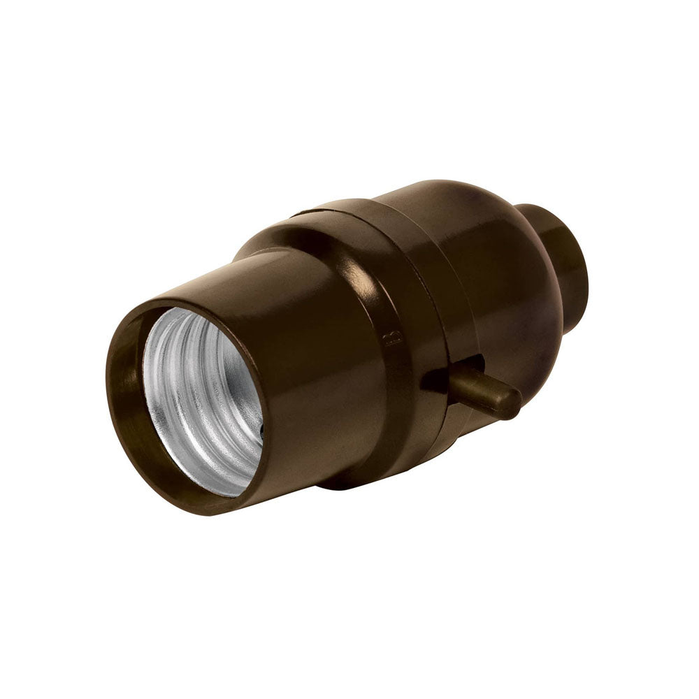 PORTALÁMPARA DE BAQUELITA, CON INTERRUPTOR DE BARRA, VOLTECH