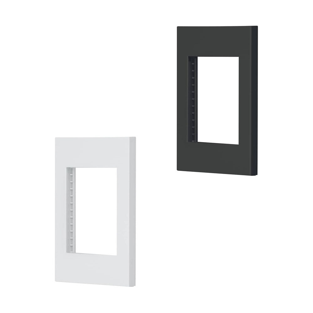 PLACA 1 VENTANA 3 MODULOS LINEA ESPAÑOLA BLANCO