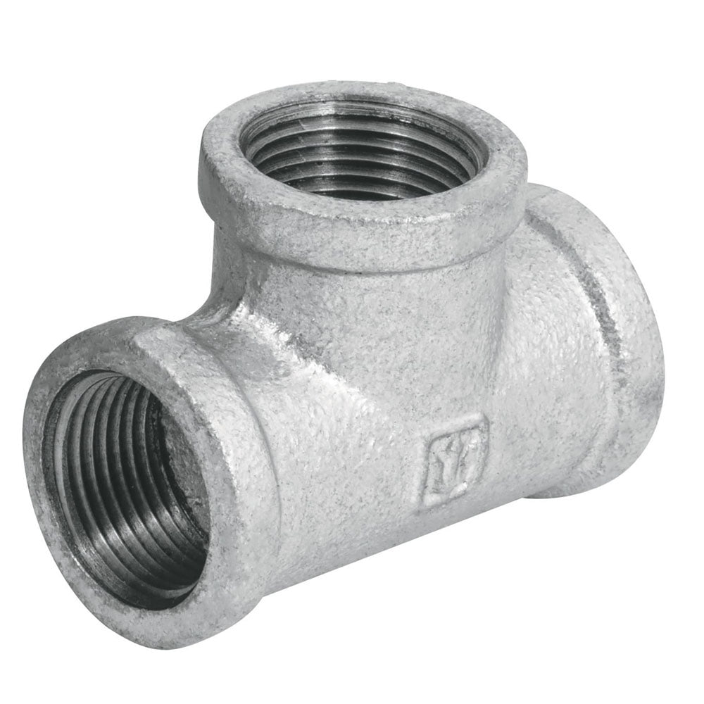 TEE SENCILLA GALVANIZADA, 19 MM, 3/4'