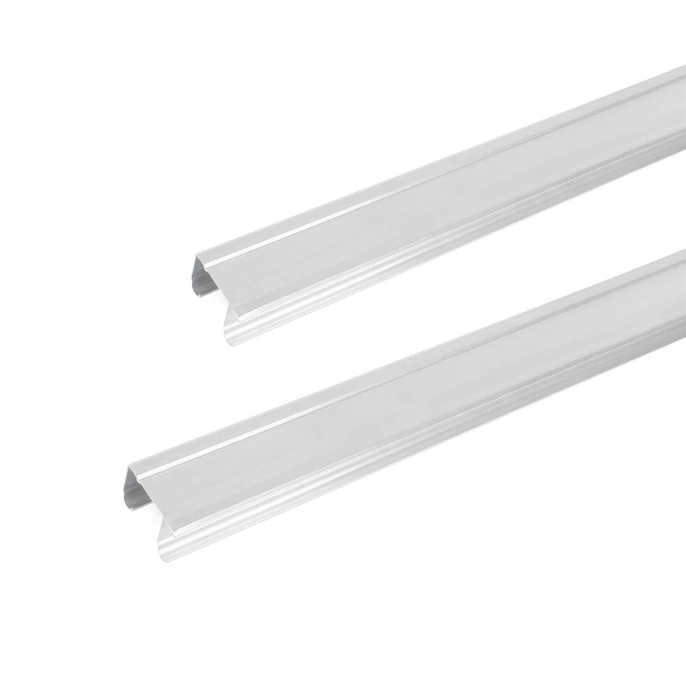 RIEL SUPERIOR JJ DE ALUMINIO PARA PUERTA CORREDIZA 2M