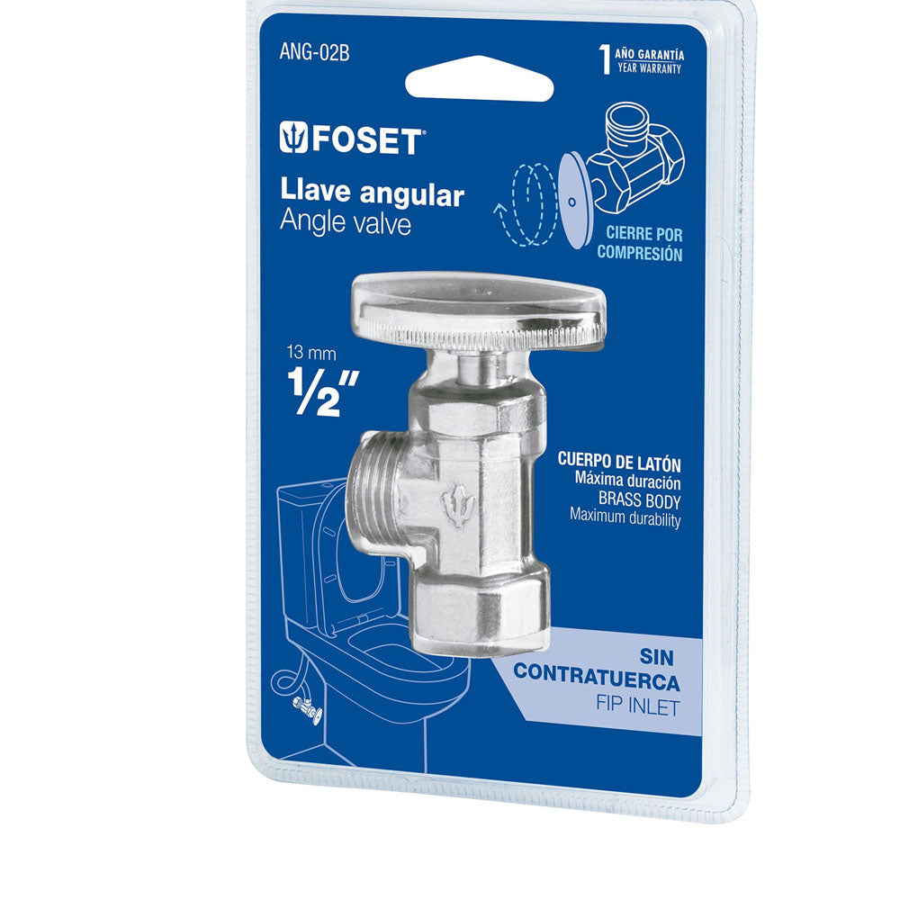 LLAVE ANGULAR 1/2 X 1/2 BLISTE ANG-02B