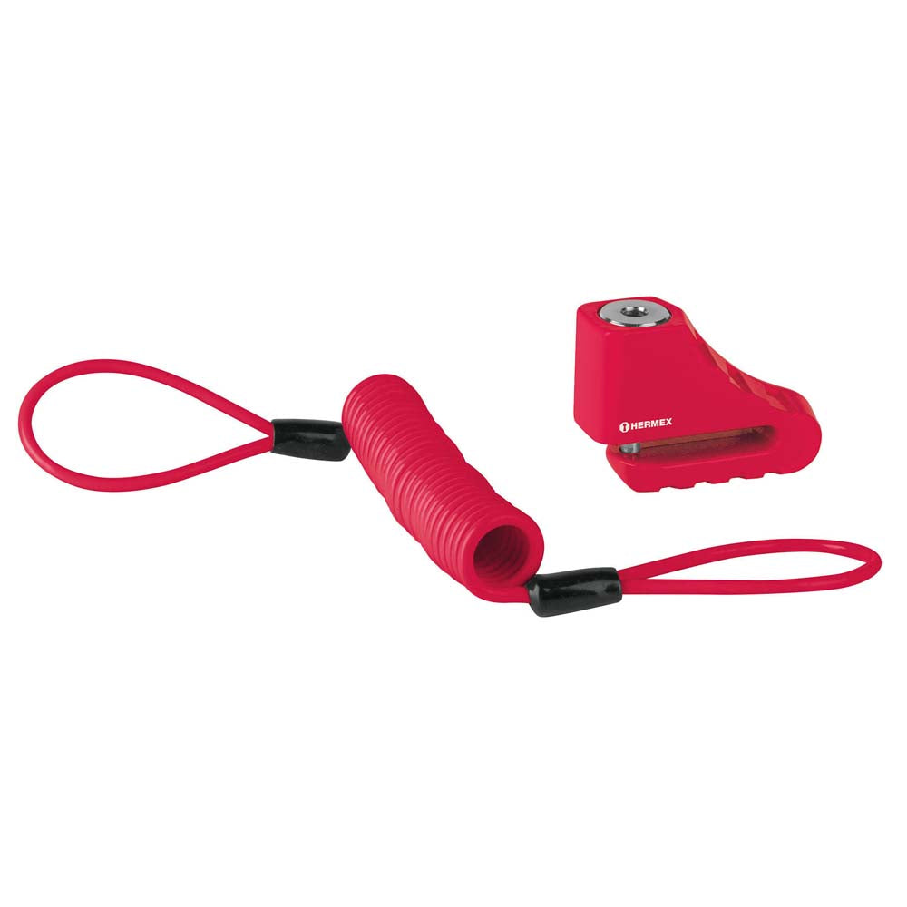 CANDADO PARA DISCO DE MOTOCICLETA, PERNO DE 5.5 MM, HERMEX