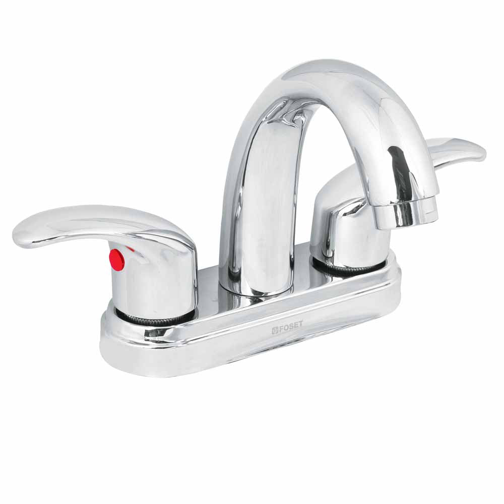 MEZCLADORA 4" P/LAVABO NARIZ CURVAC/MNLS D PALANCA AQUA AQM-52