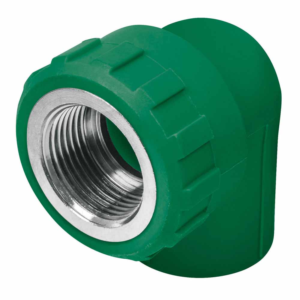 CODO 90° DE PPR, 1/2', 20MM, HEMBRA