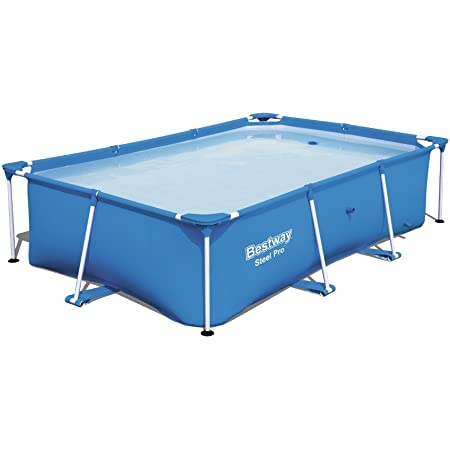ALBERCA CON ESTRUCTURA RECTANGULAR 3.00 X 2.01 X .66 CM AZUL 1 MOD