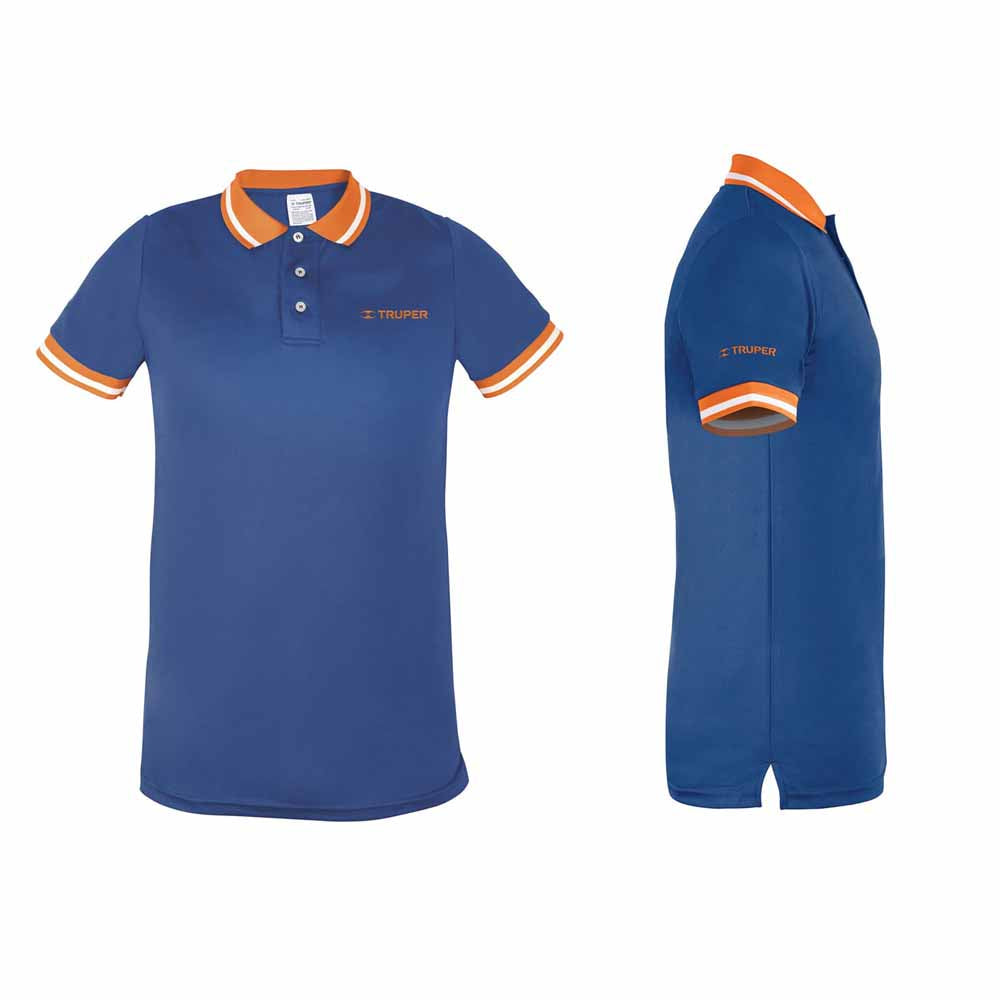 PLAYER TIPO POLO DRY FIT AZUL PARA CABALLERO T-G
