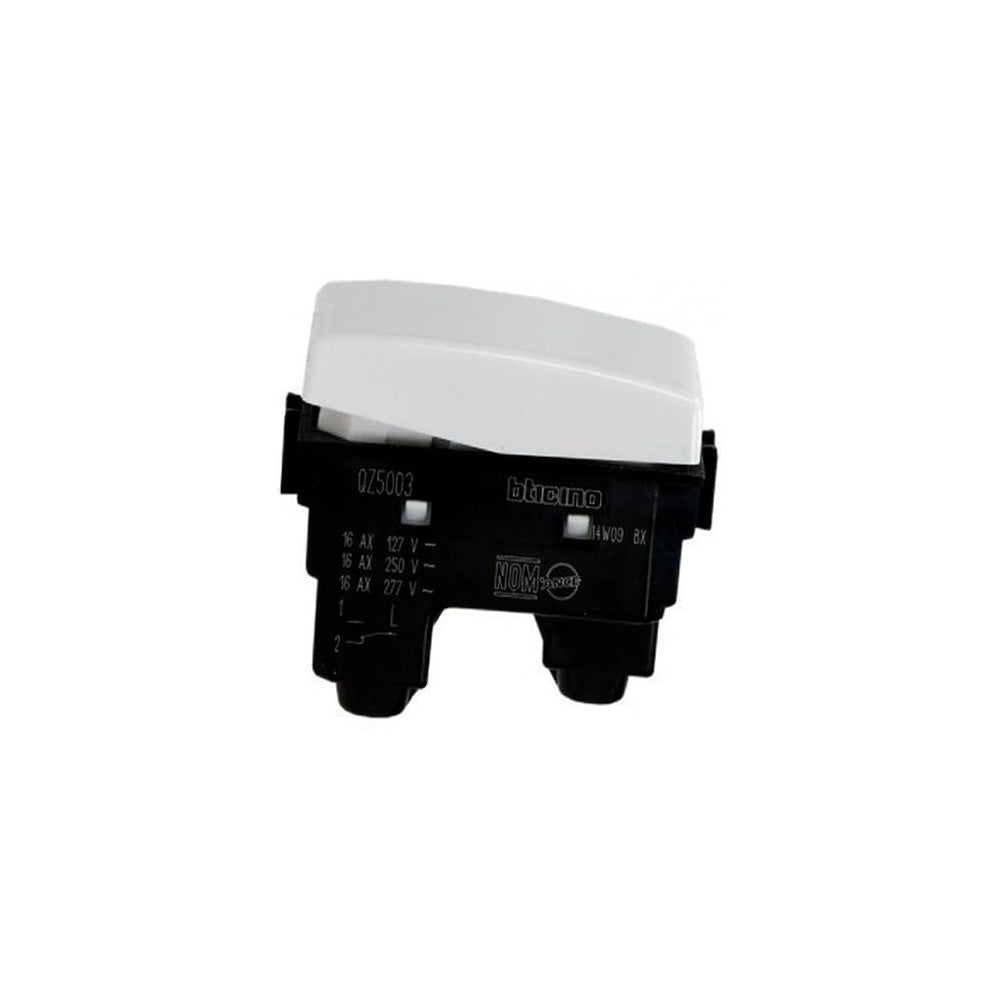 APAGADOR SENCILLO QMX BLANCO