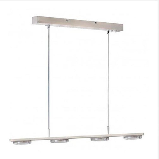 CANDIL LED RUEDA SATINADO 4 LUCES TECNOLITE HOME
