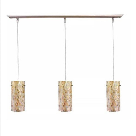 CANDIL CRISTAL NACARADO 3 LUCES TECNOLITE HOME