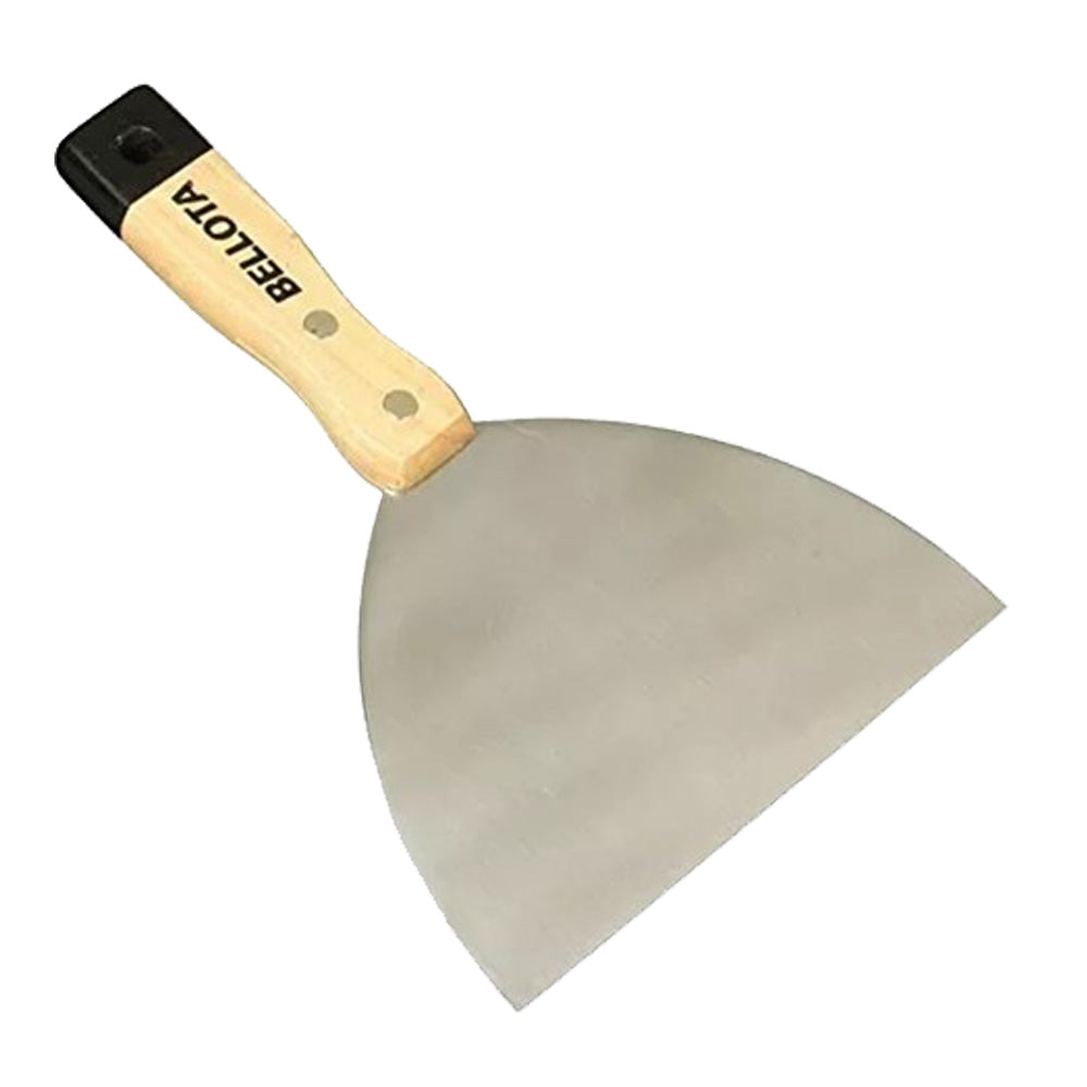 ESPATULA FLEXIBLE BELLOTA MANGO DE MADERA HOJA DE 4 PULGADAS
