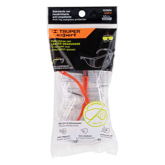 SOBRELENTE DE SEGURIDAD, MICA CLARA CON ANTIEMPAÑO, EXPERT