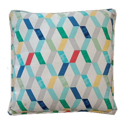 COJIN DECORATIVO PARA EXTERIOR CLASSIC GEO CUADRADO 43CM POLYESTER ALLEN AND ROTH