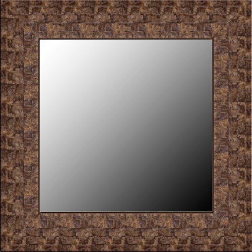 ESPEJO COCO CAF 47 X47 CM ADMIRO