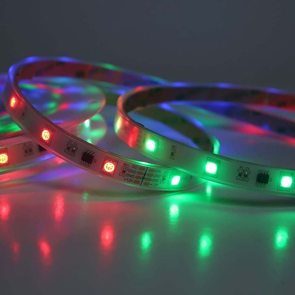 KIT CARRETE TIRA LED DIG 5050 RGB