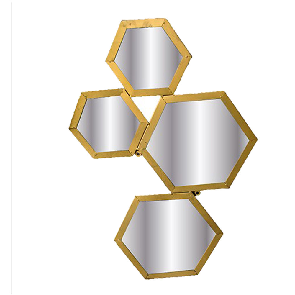 ESPEJO PLACA CH HEXAG 50X72 CM