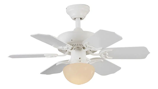 Abanico 30" Lyra, Color Blanco, Harbor.