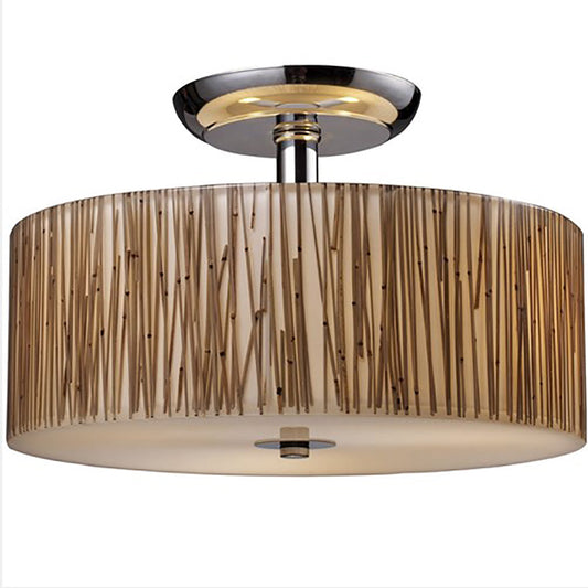 CANDIL MADEIRA 3L CROMO PF