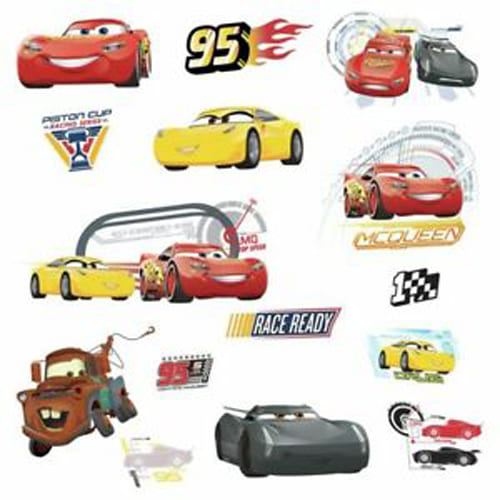 VINIL PARED CARS 3 DE DISNEY