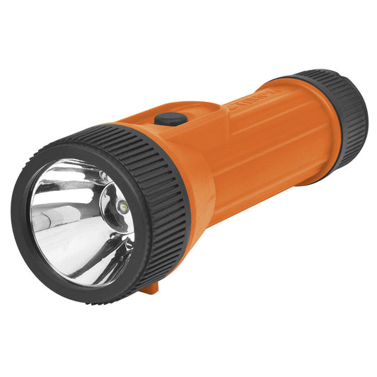 LINTERNA PLÁSTICA DE LEDS, 2 PILAS D, 60 LÚMENES