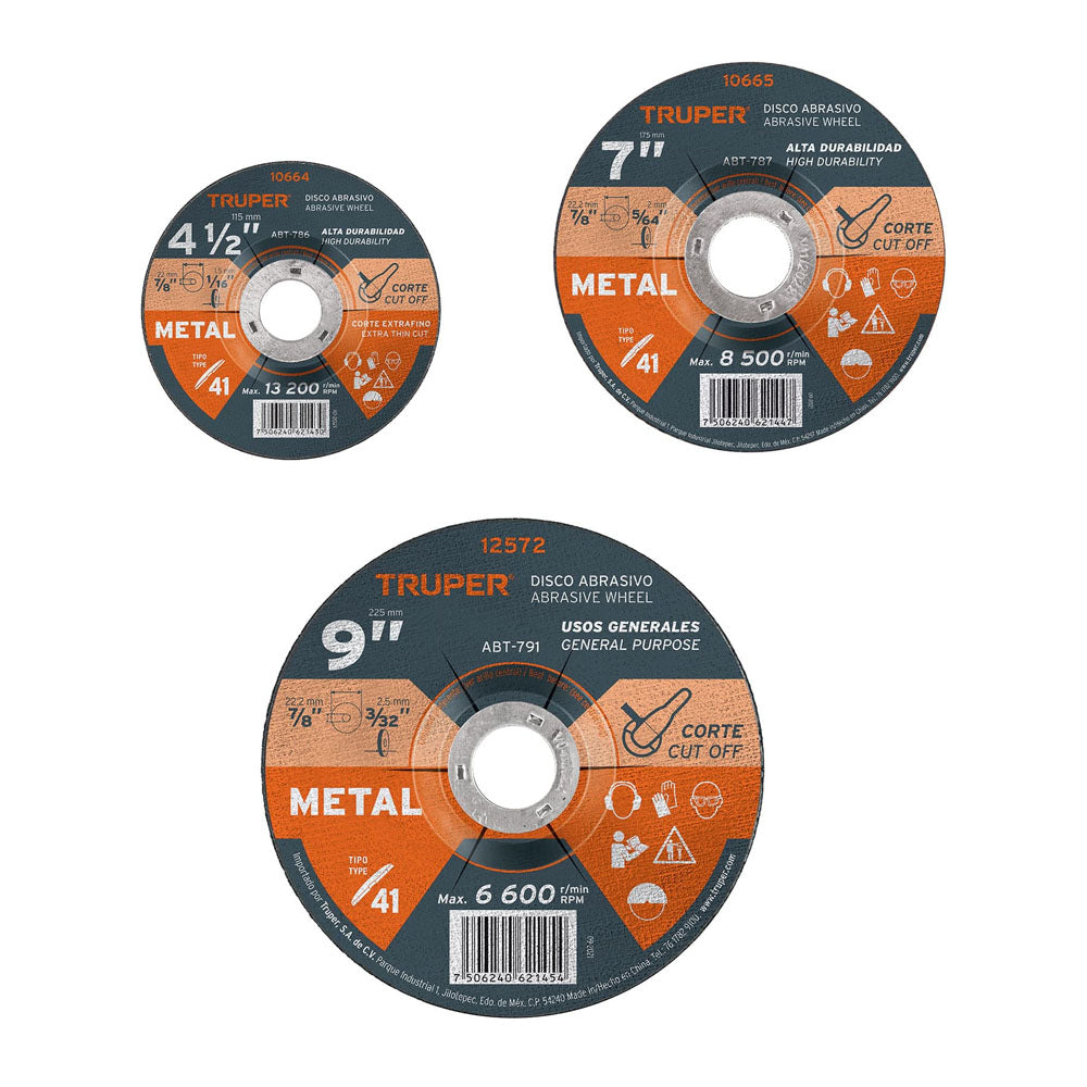 DISCO CORTE METAL 4 1/2"