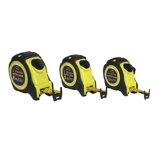 FLEXOMETRO AUTO LOCK 3M CINTA 16MM
