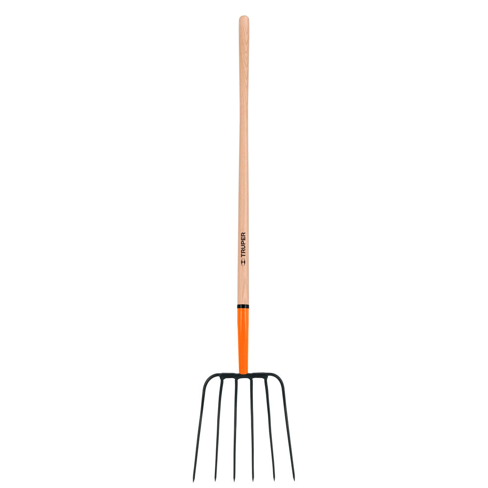 BIELDO P/PAJA FORJADO 6DIENTES MANGO 50"