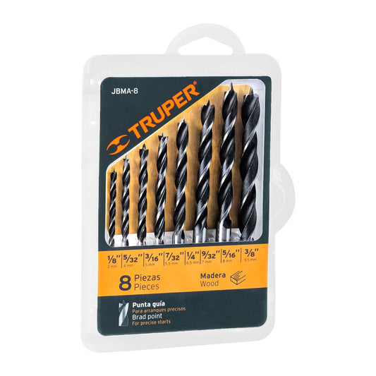 JGO 8 BROCAS P/MADERA